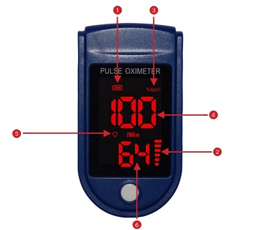 Jumper Pulse Oximeter , JPD 500 B LED.. 