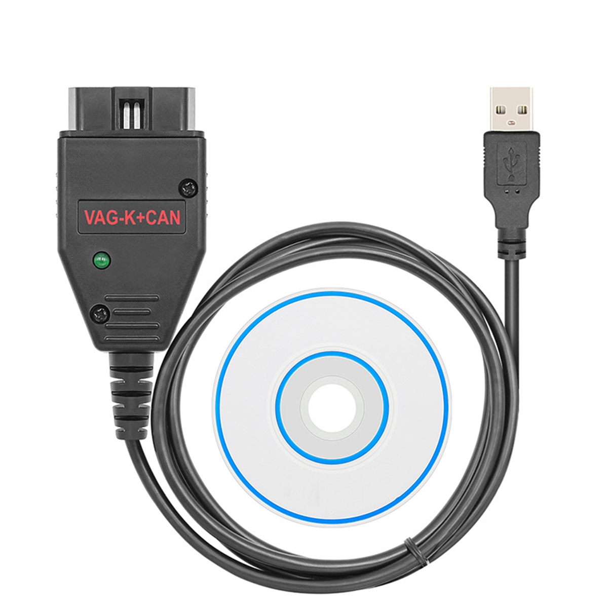 VAG K+ CAN Commander 1.4 FTDI Chip OBD2 Scanner USB Cable Diagnostic Tool USB Cable Diagnostic Tool for VW/Audi/Skoda for VAG K-Line Commander