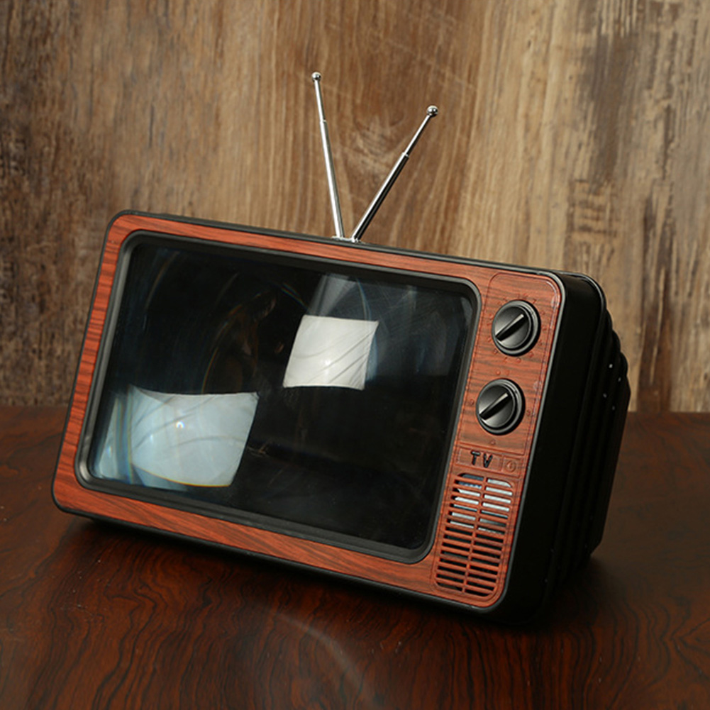 12" Retro TV Amplifier Phone Screen Magnifier Mobile Phone Magnifying Screen Smartphone Screen Magnifier For All Smartphones . 