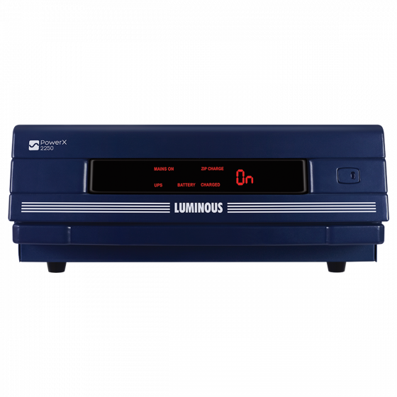 LUMINOUS IPS UPS MACHINE 2000 VA POWER PRO 2250 MODEL CAPACITY 1600 WATT FOR 12V DOUBLE BATTERY