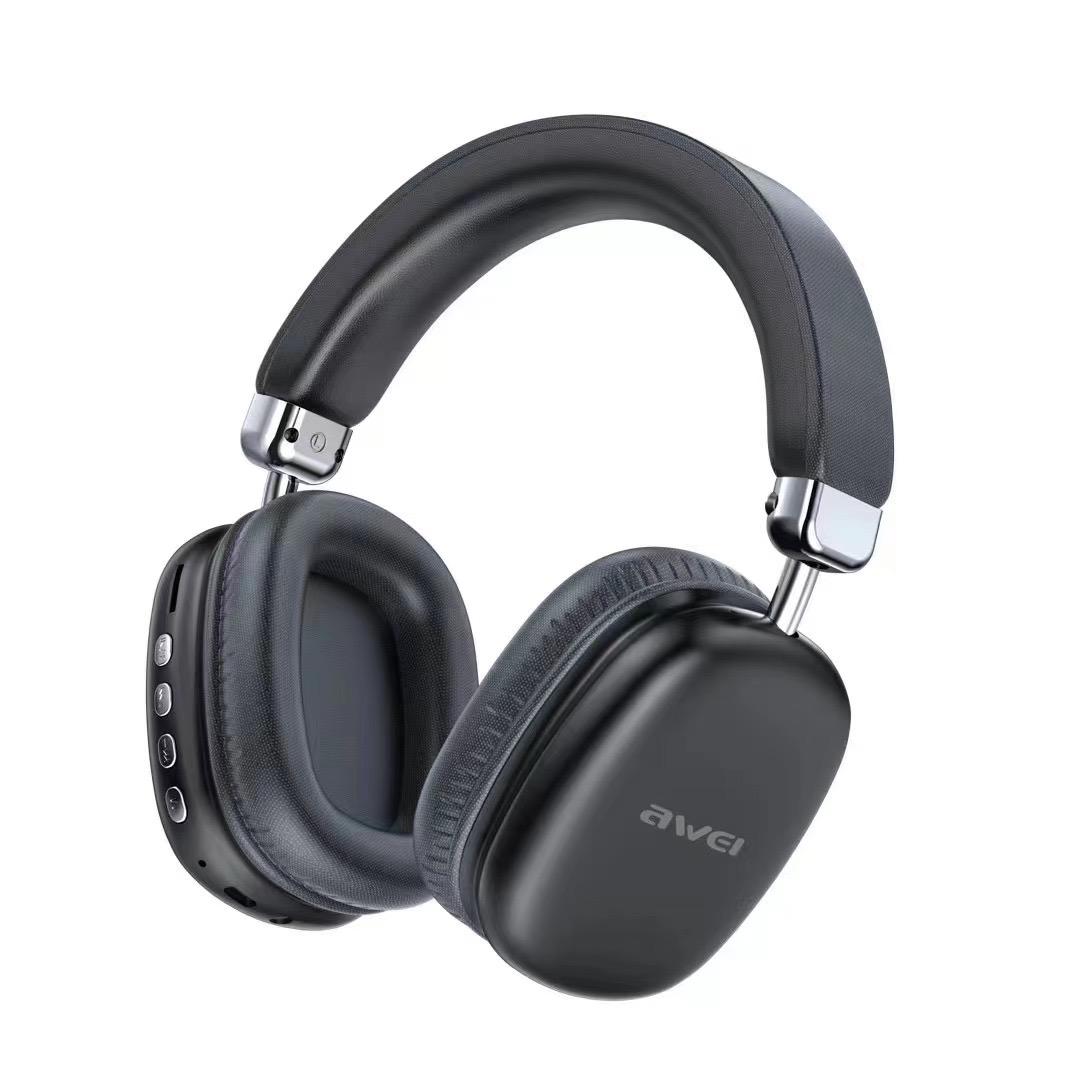 Awei AT7 True Wireless Hifi Overhead Earphone with 70hour music playback Time. 