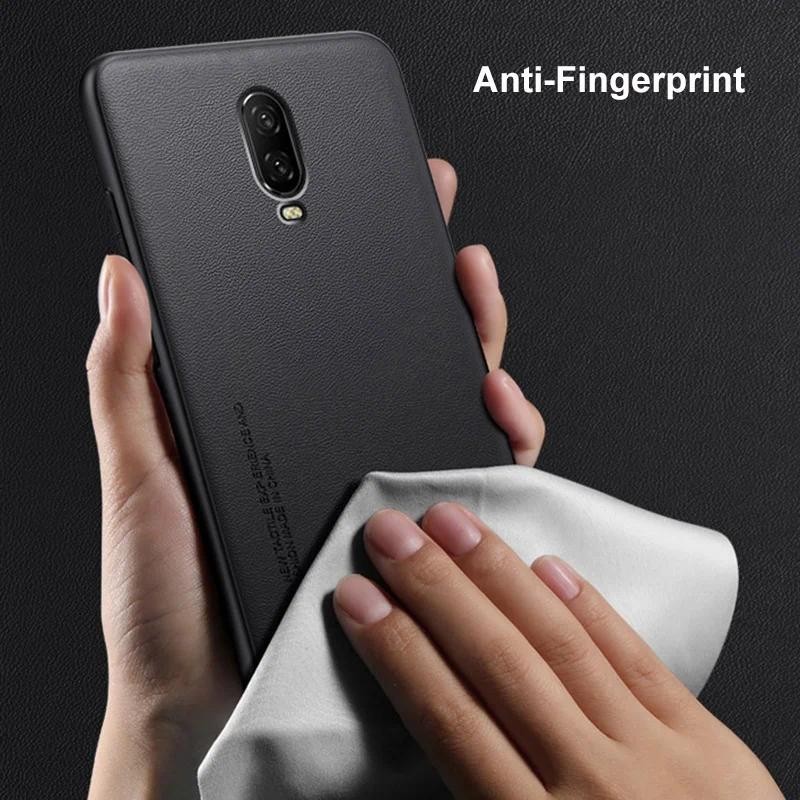 New Phone case OnePlus 6 6T Carbon Fibre Leather Silicone Shockproof Protection Casing For One Plus 6T 6 OnePlus6 T Back cover. 