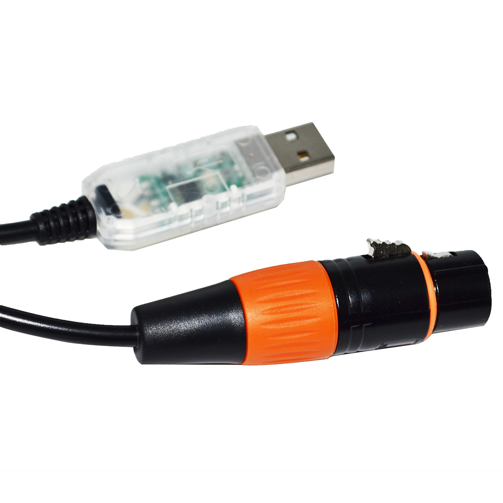 USB RS485 DMX-besturing DMX512 DMX400 DIY seriële converter podiumlichtcontroller apparatuurkabel  7