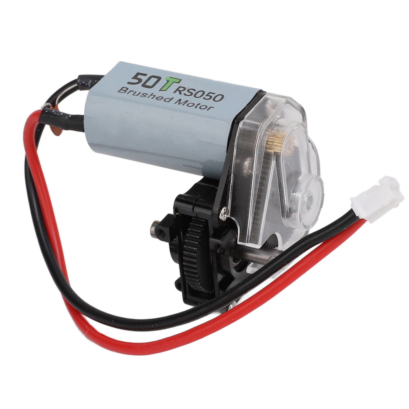 Rc car gearbox rc transmission gearbox rc gearbox replacement rC Gearbox with 050 50T Motor Metal Plastic Transparent Transmission Gearbox for Axial SCX24 1/24 RC Car Upgrade Parts. 