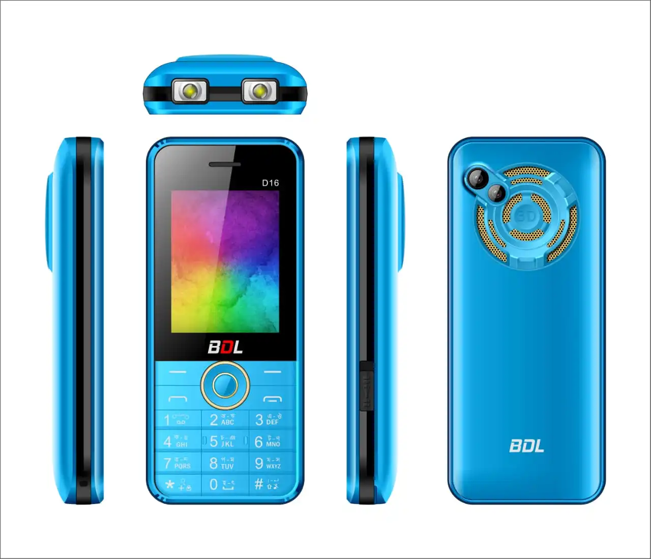 Big sound  D16 feature phone with 1 years warranty. 