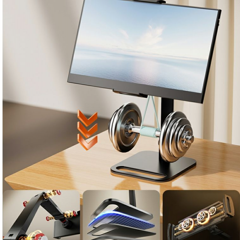Universal Monitor Vesa Stand for 12-17.3Inch Folding Expandable Display Base Desk Mount External Vertical Screen Holder for Ipad. 