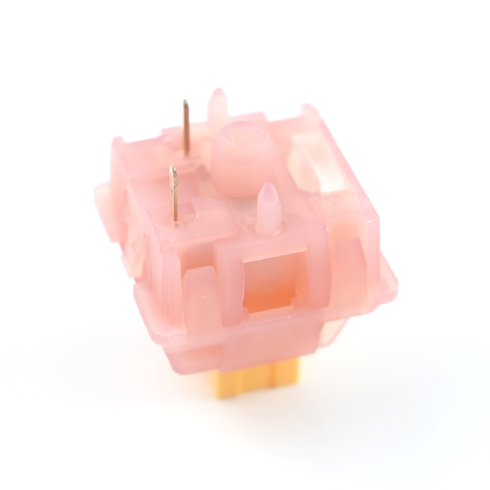 Outemu Silent Peach V3 Switches Lubed Update Silent Lemon V3 Switch Mechanical Keyboard Linear Tactile 5Pin Custom Hot-swap DIY. 