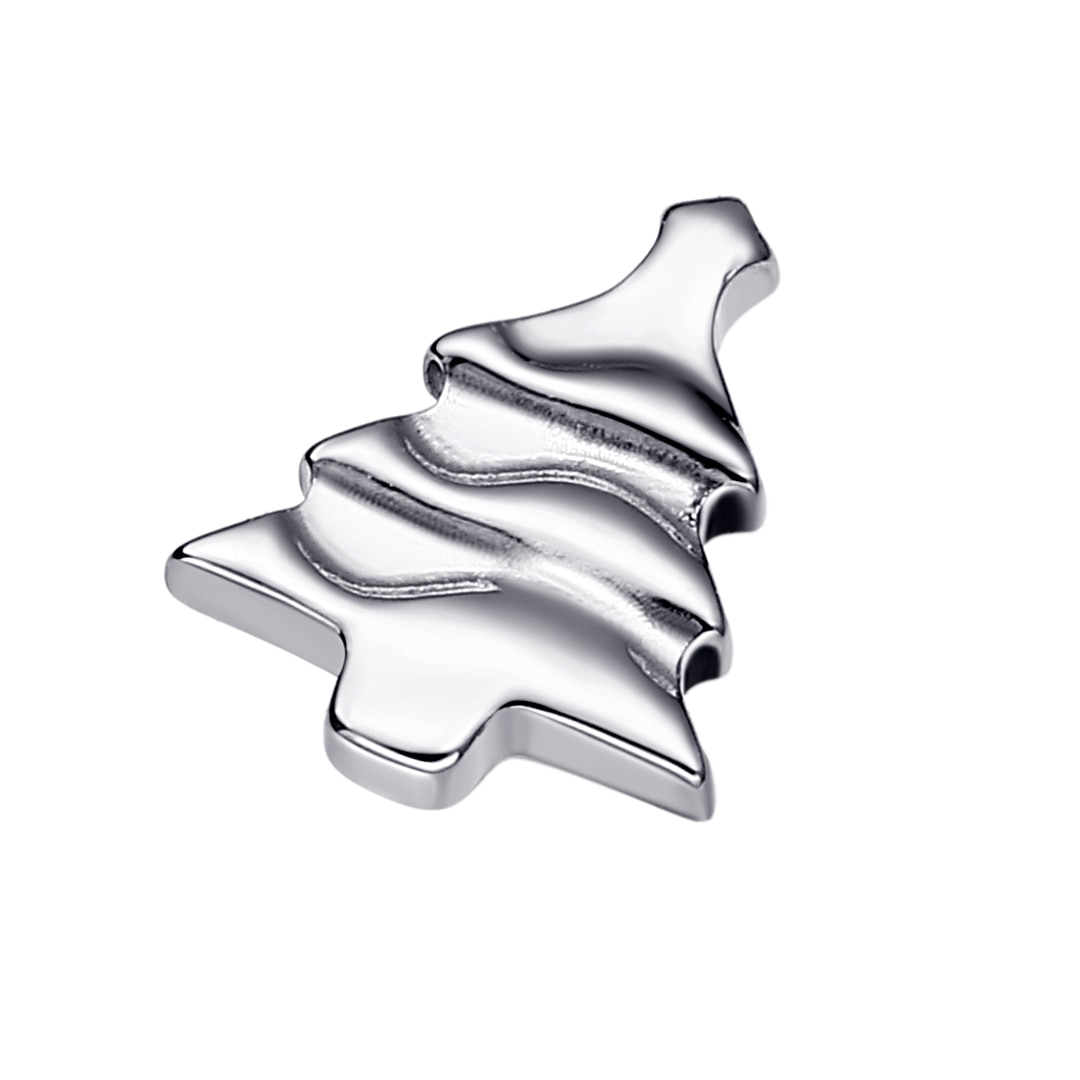 ASTM F136 Titanium Christmas Tree Shape Piercing Labret Internally Threaded Natal Eternal Metal TEV303211. 