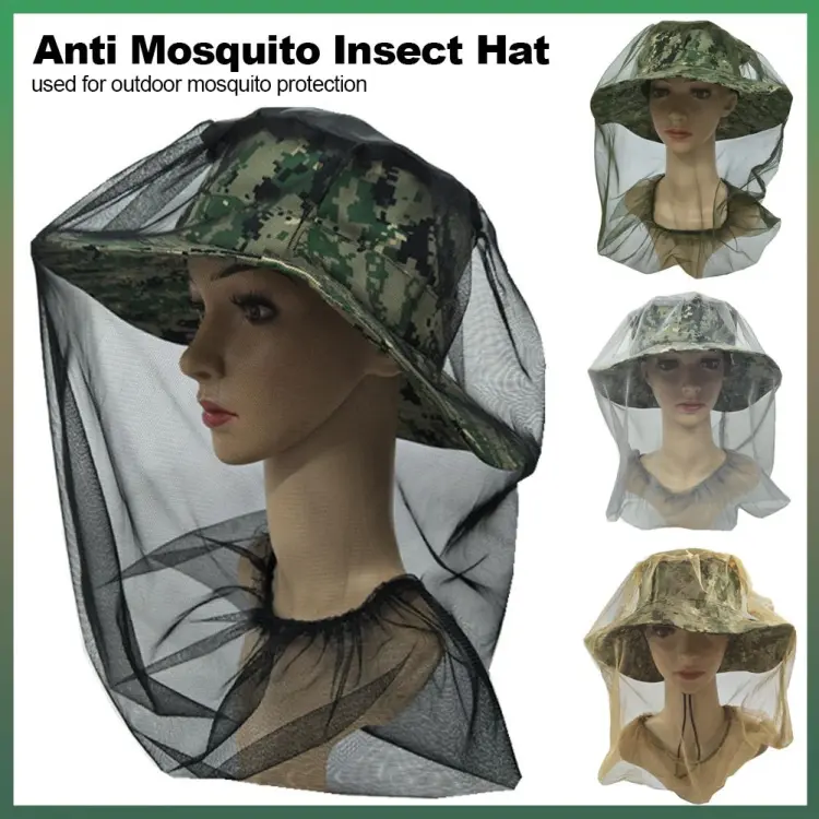 Outdoor Fishing Camping Cap Anti Mosquito Insect Sunshade Net Protector Hat