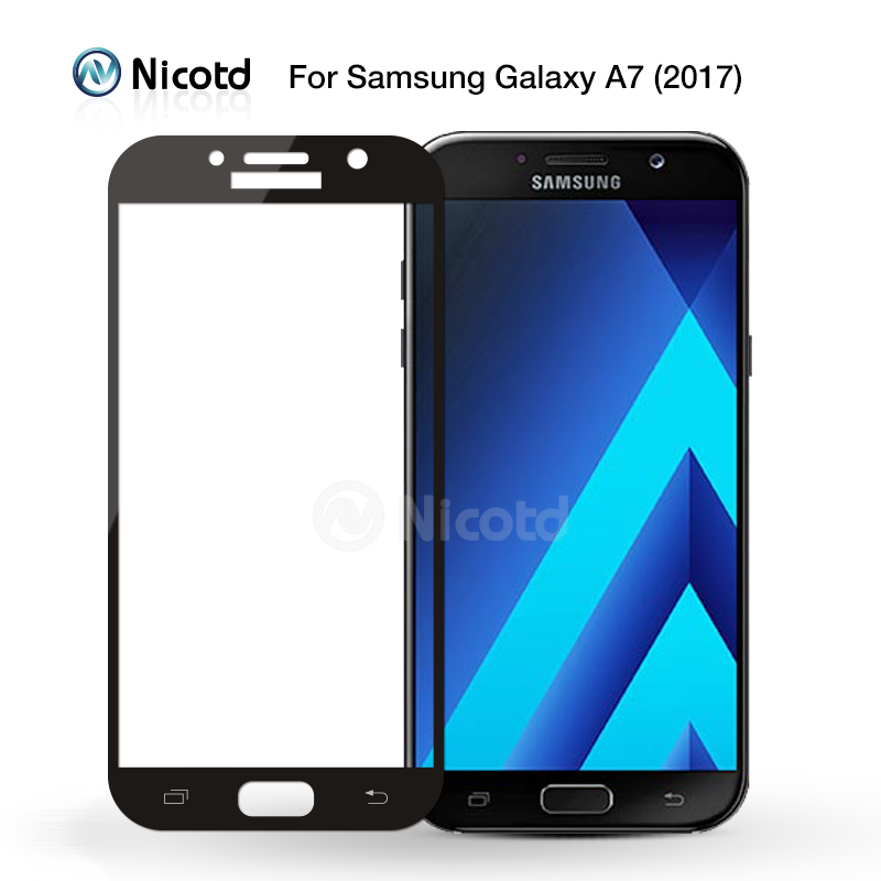 Prime 5 A7 2y A3 A Star GalaxH Full Cap Tempered Glass 2pcs/batch 9 Glass, suitable for three 016 2017 S6 S7 J2 J5 J7 Note 4 Note 5 screen protectors. 