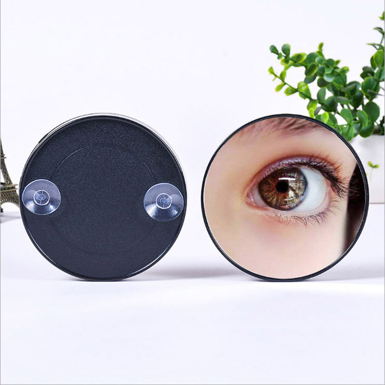 10x magnifying glass, with suction cup, makeup mirror, small round mirror, 10x magnification, acne, blackheads, acne, beauty mirror