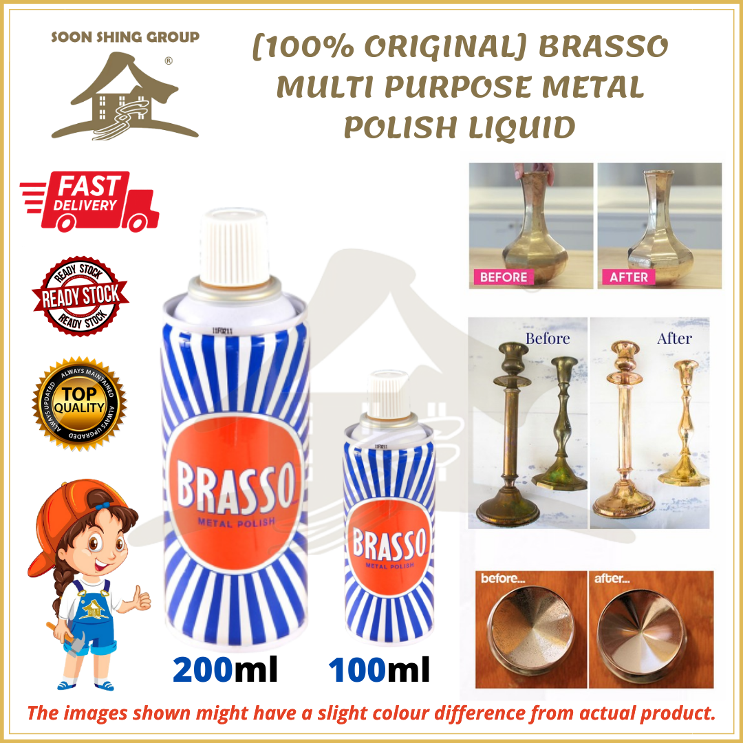 Brasso Metal Polish 100ml Use for Multiple Purpose
