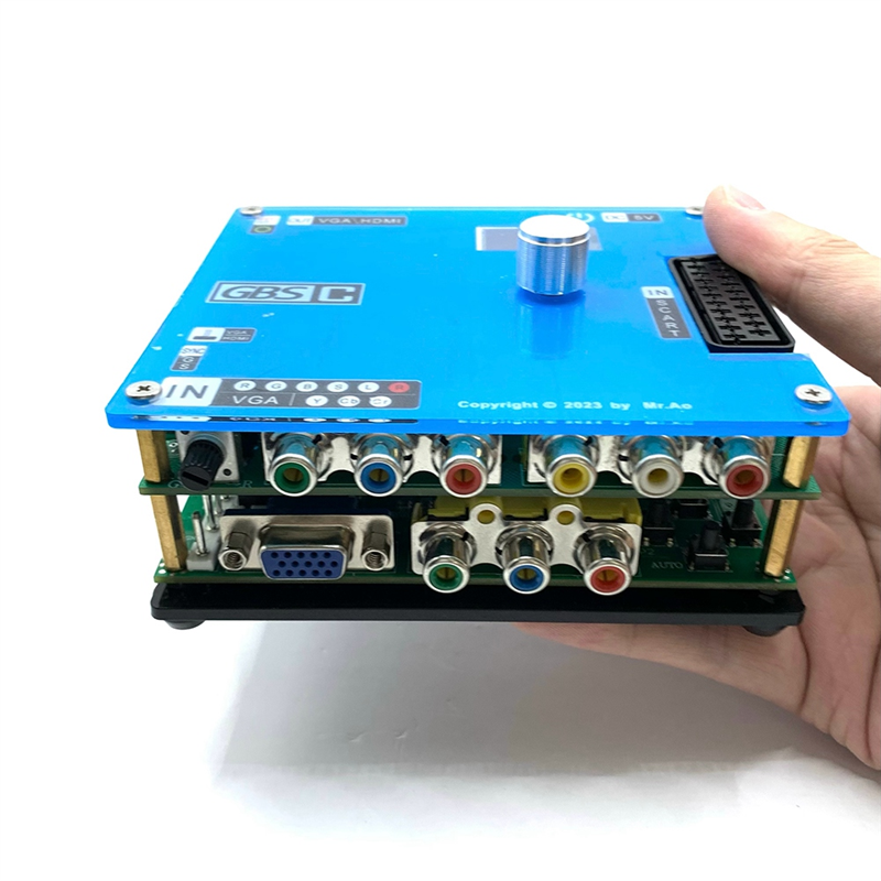 GBS Control Game Video Transcoder Converter Accessories GBSC RGBS VGA Scart Ypbpr Signal to VGA HD Upscalers. 