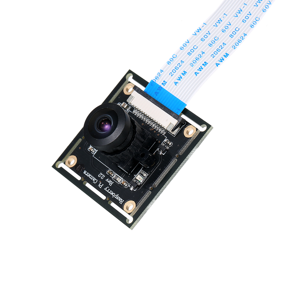 HXSJ Wide Angle Fisheye Camera 5M Pixel Compatible for Raspberry Pi 3 Model B/B+. 