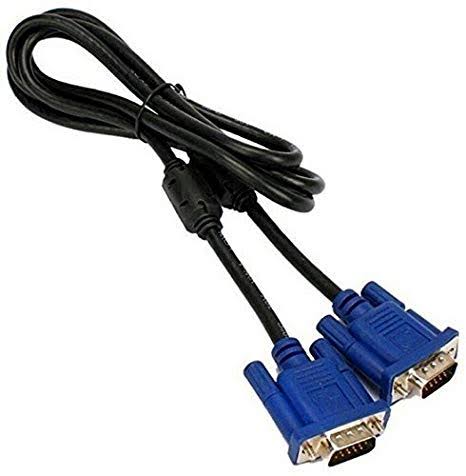 High Quaility Desktop Laptop PC VGA Cable Lcd Led TV Monitor Projector - 1.5m. 