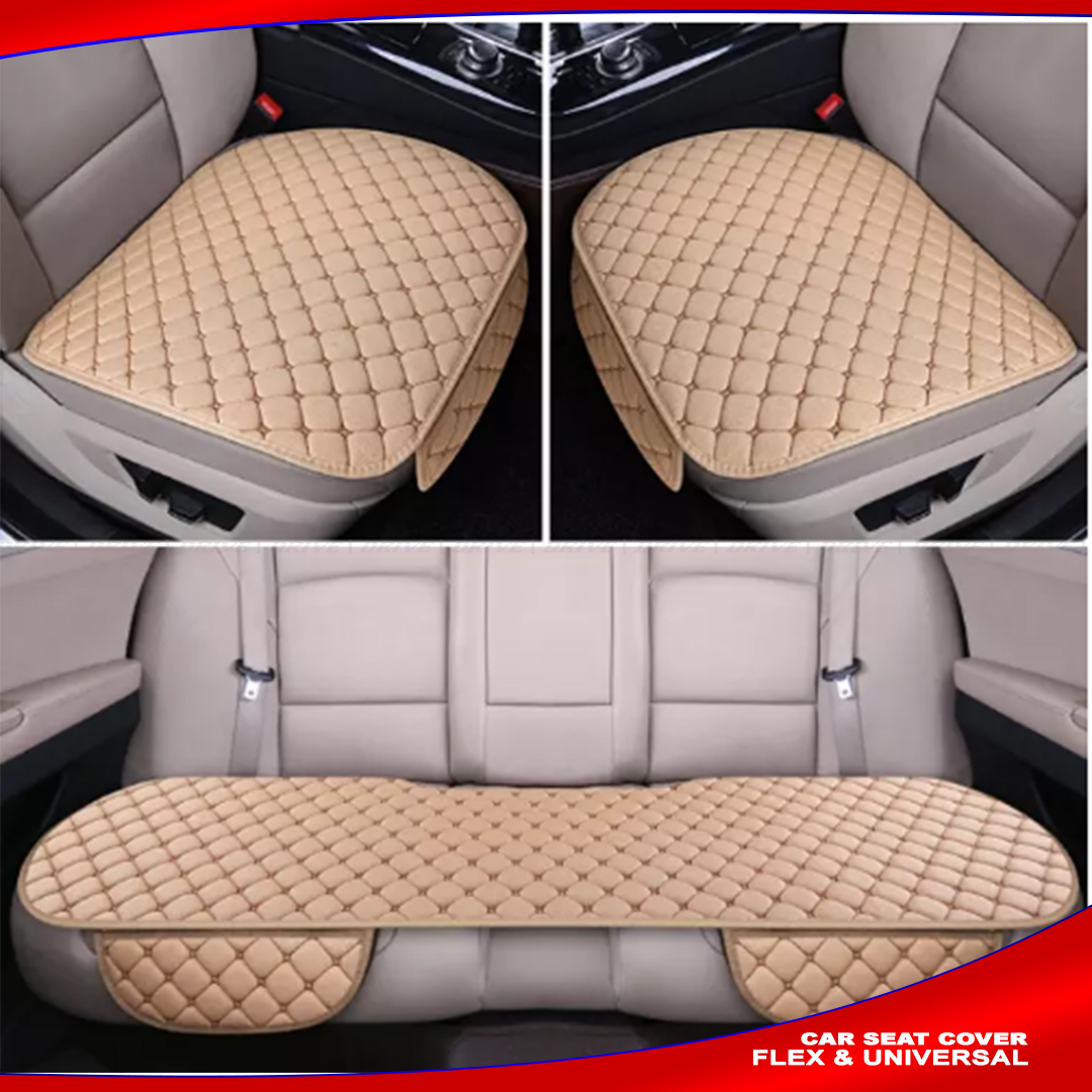 Car Half Seat Cushion, CAR SEAT COVER beige