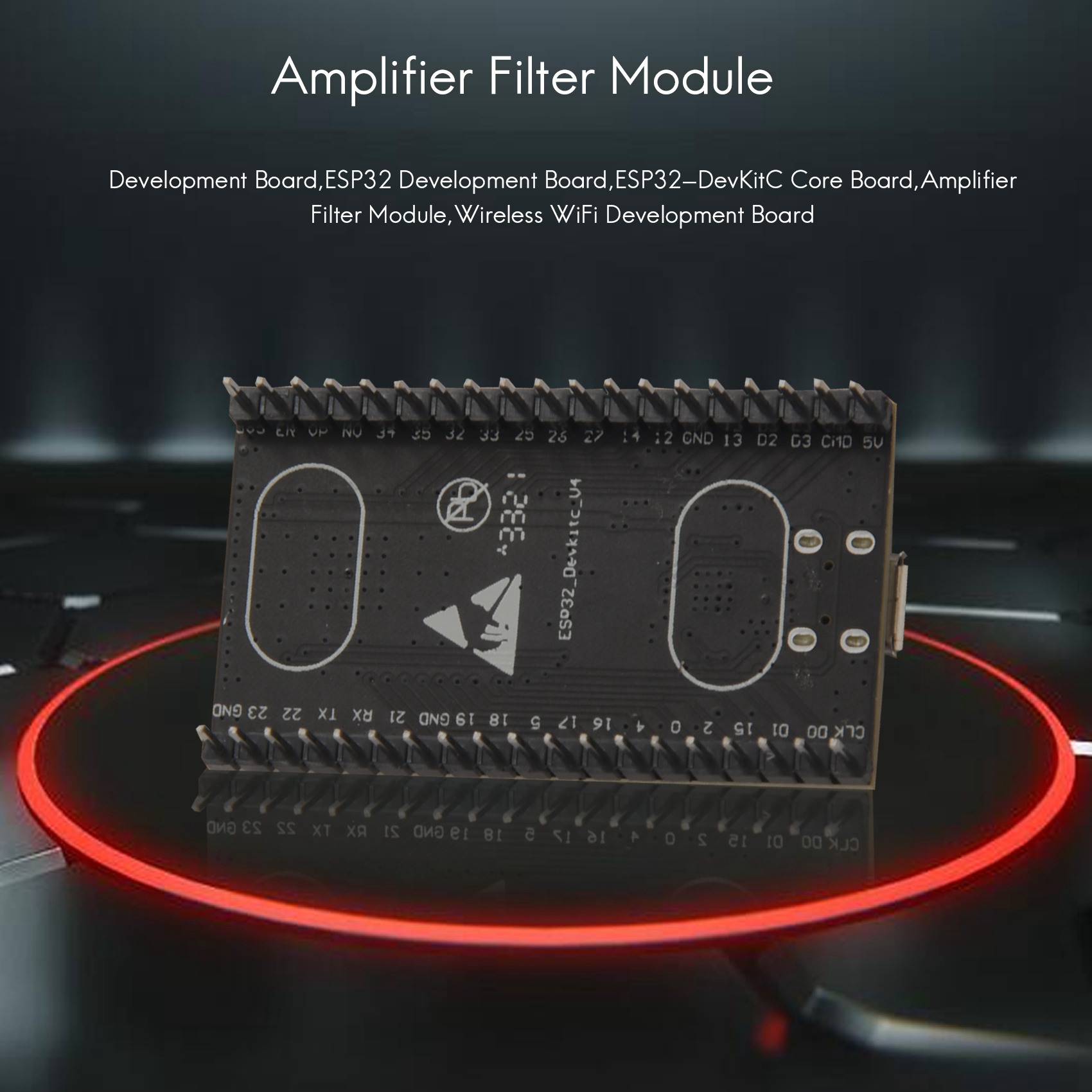 6PCS ESP32-DevKitC Core Board ESP32 Development Board ESP32-WROOM-32U Wireless WiFi Development Board for Arduino. 