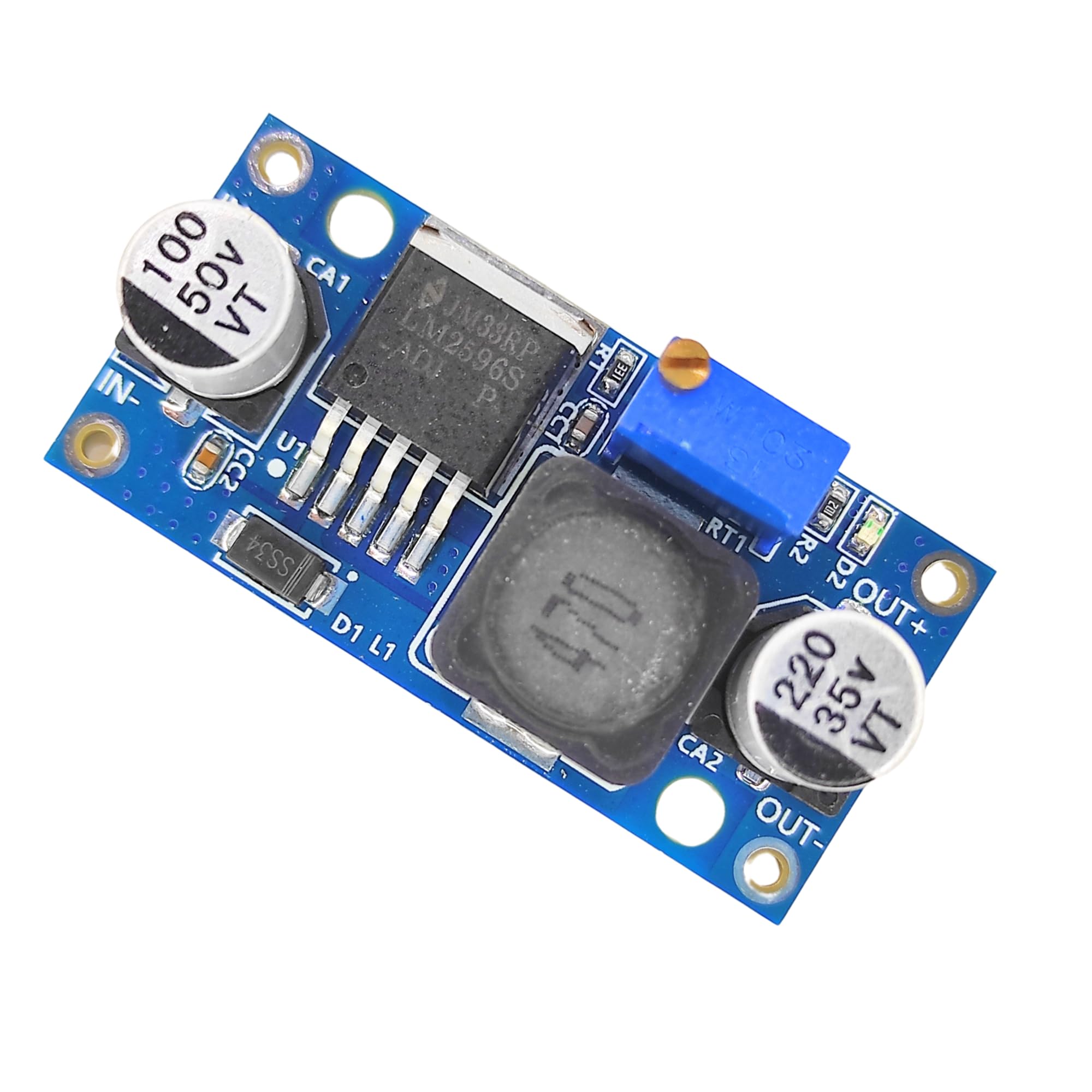 LM2596 LM-2596 2596 DC To DC Step Down Buck Converter 4.5-40V To 3-35V 3A Adjustable Buck Module Power Supply Electronics Circuitry & Parts