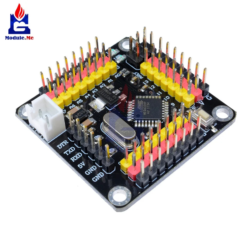 【Daily Necessities For Anyone Store】DM Strong Series Atmega328 Controller Module Pro Mini 5V Board 5V for Atmega328p Microcontroller Diy I/O Pins