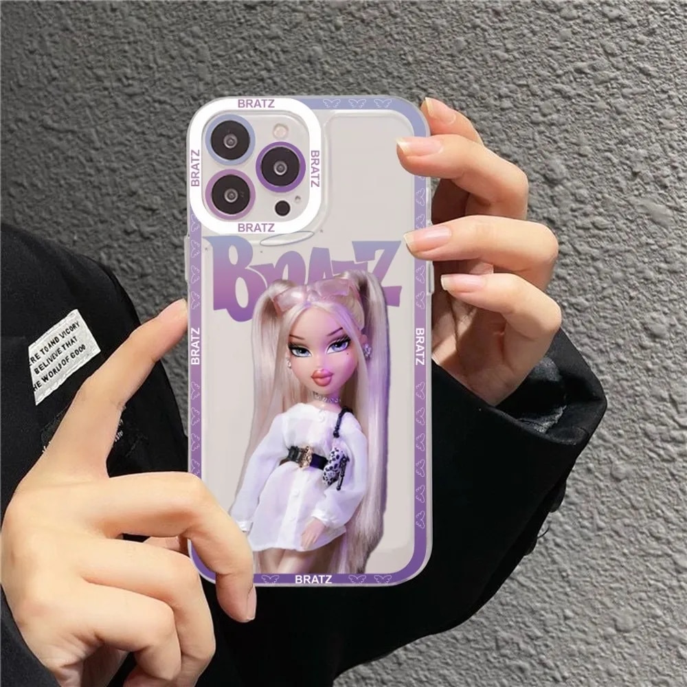 Bratz Doll Phone Case For IPhone 11 12 13 14 Mini Pro Max XR X XS TPU Clear Case. 