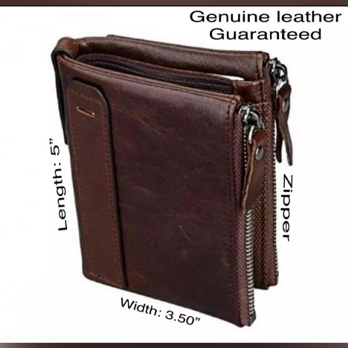 two zipper wallet