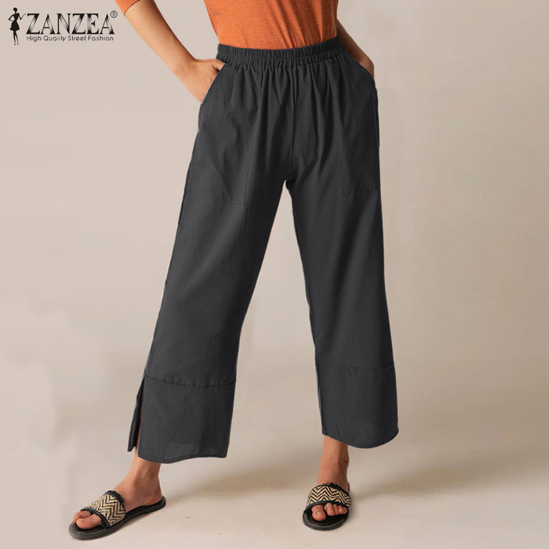 Womens Elastic Waist Pull-On Chino 