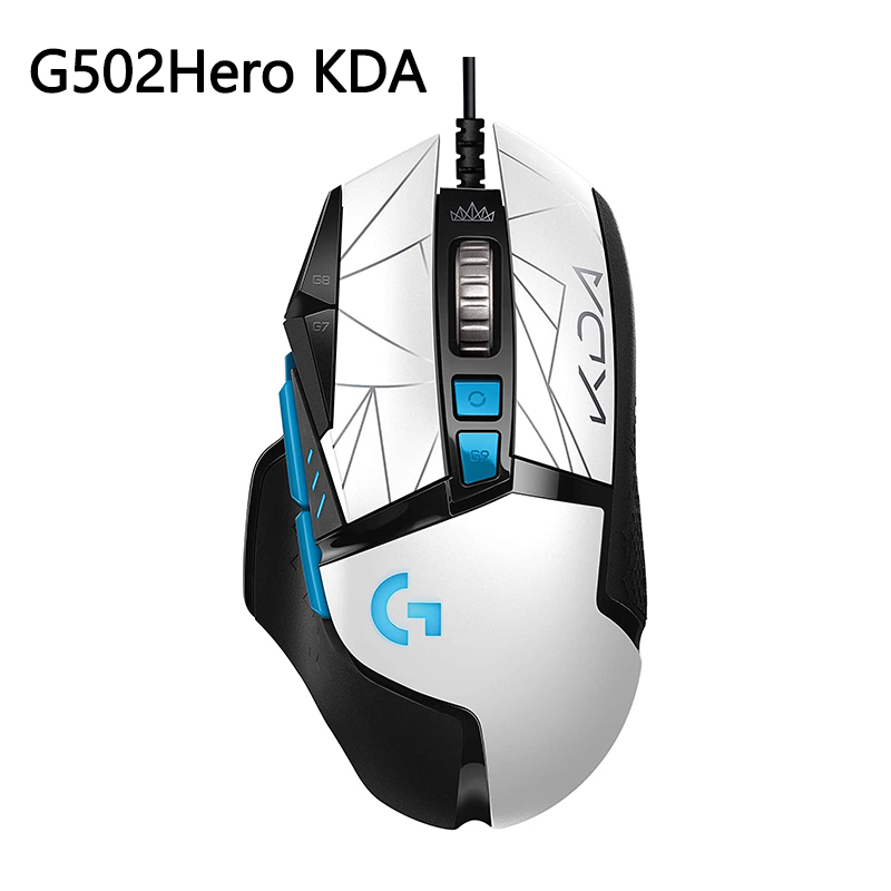 G502 HERO KDA LIGHTSYNC RGB Gaming Mouse USB Wired Mice 25600 DPI Adjustable Programming Mice for Mouse Gamer. 