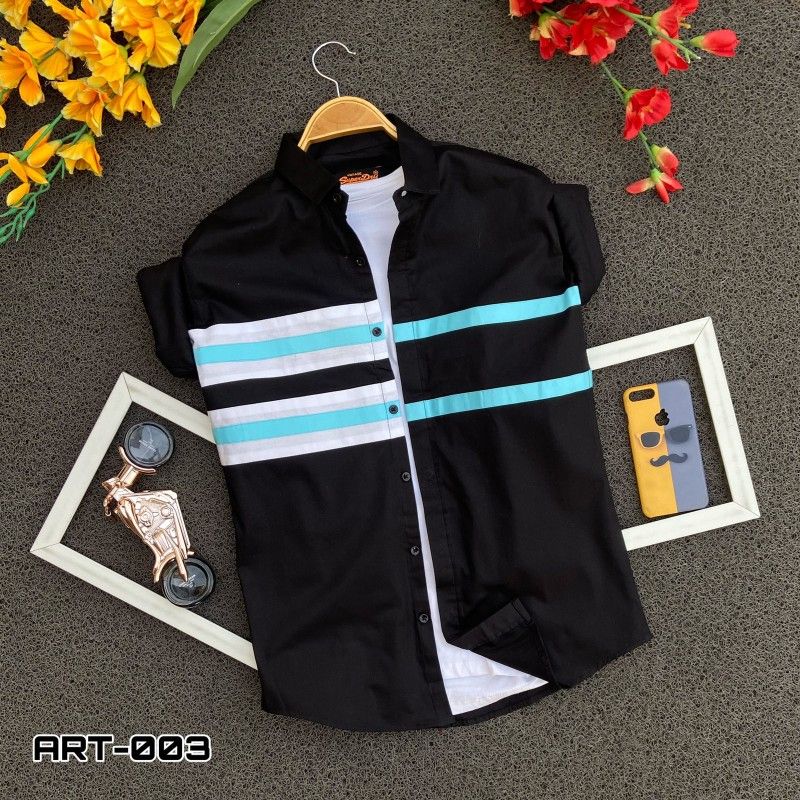 Men`s Premium Quality Printed Long Sleeve Shirt