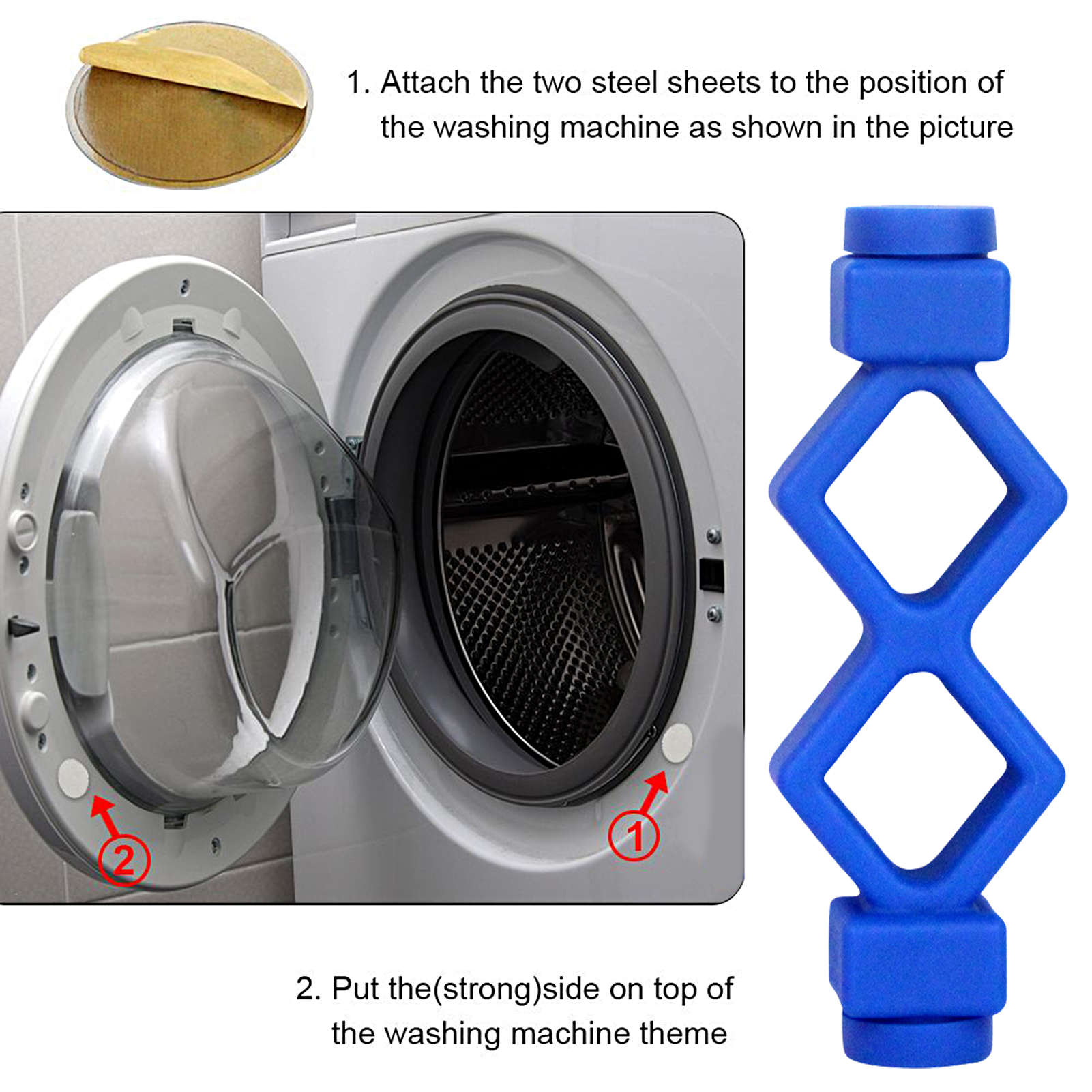 Front Load Washer Door Prop, Flexible Washing Machine And
