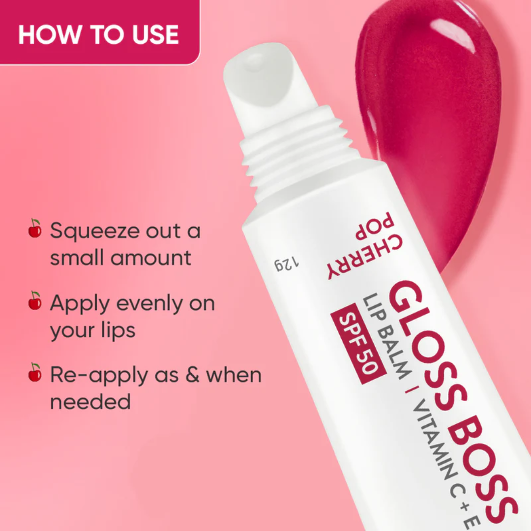 Dot & Key Gloss Boss Lip Balm Vitamin C + E (Cherry Pop) – 12g. 