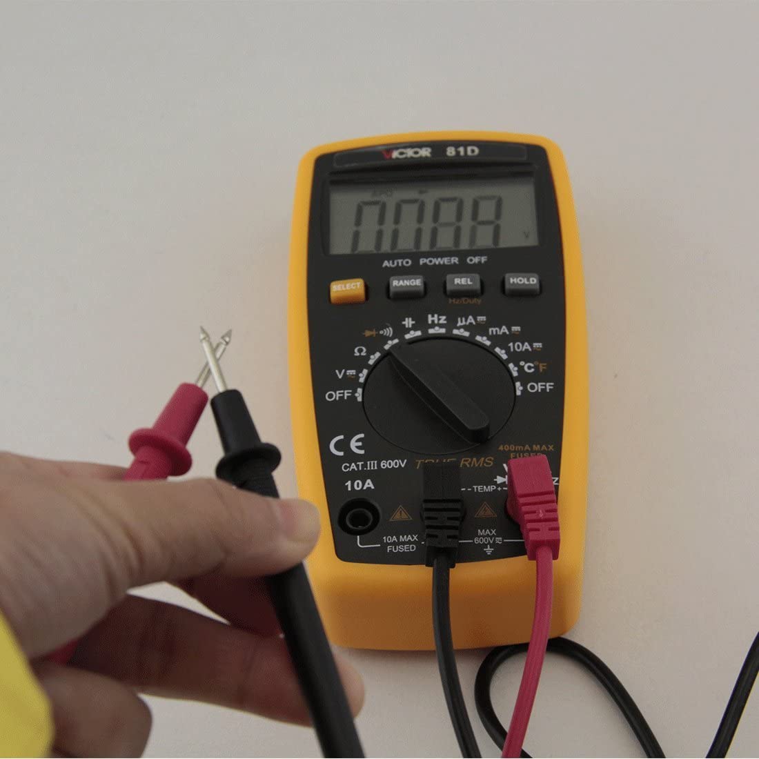 VICTOR VC81D Digital Multimeter Pocket Size Mini AC DC Voltage Current Tester - Kings Trading. 