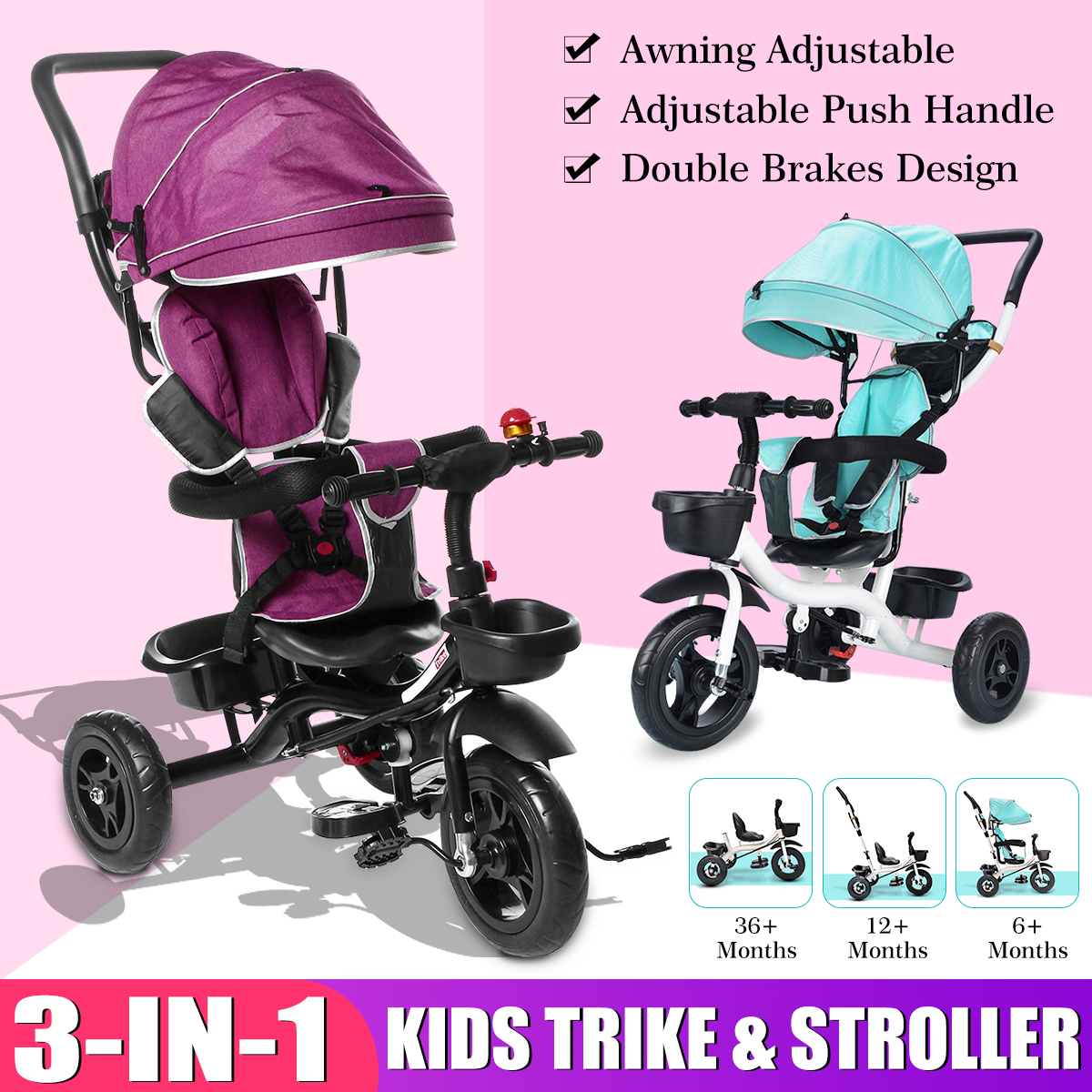 trike for baby girl