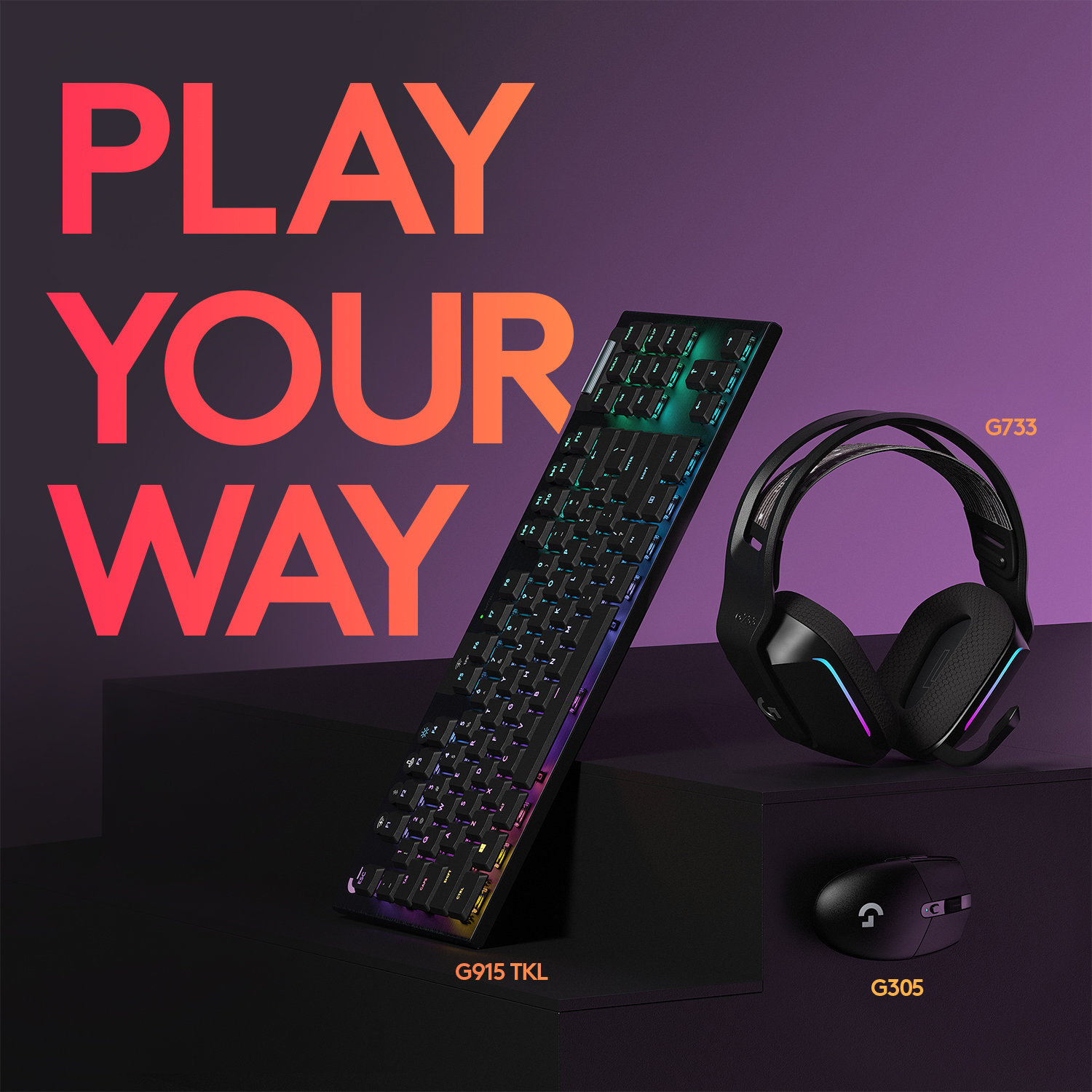 Logitech G304 Lightspeed Wireless Gaming Mouse, Hero Sensor, 12,000 DPI, Lightweight, 6 Programmable Buttons, 250h Battery Life, On-Board Memory, Compatible with PC/Mac - Black. 