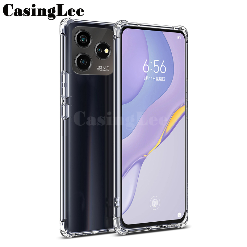 For ZTE Axon 50 Lite case Soft Transparent Full Protection shockproof Armor soft Cover For ZTE Axon 50 Lite Back Cover Phone cases. 