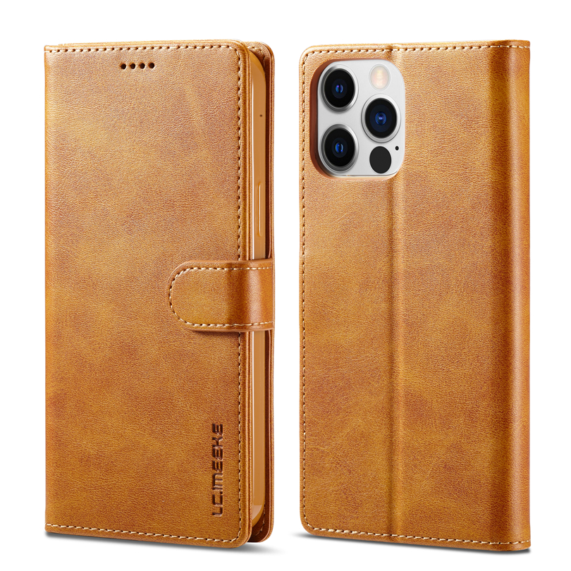【Lejia】For 13 13 13 Pro Max shockproof luxury leather case wallet card flip Holder phone