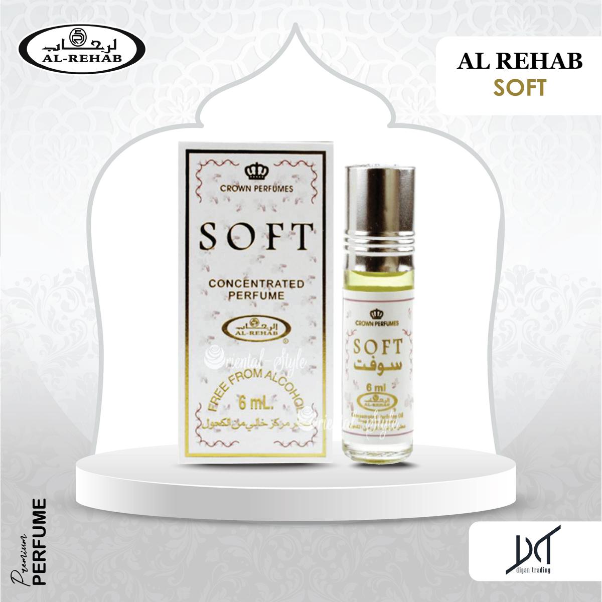 Soft Al Rehab 6ml Attar For Men Women Perfume UAE/ KSA Daraz