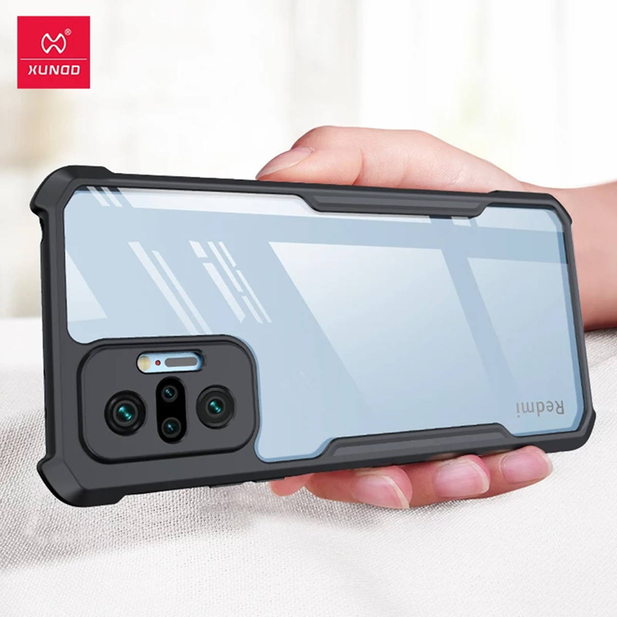 For XUNDD Case For Xiaomi Redmi Note 10/10S & Note 10 Pro/Pro Max - Shockproof Protective Armor Back Cover. 