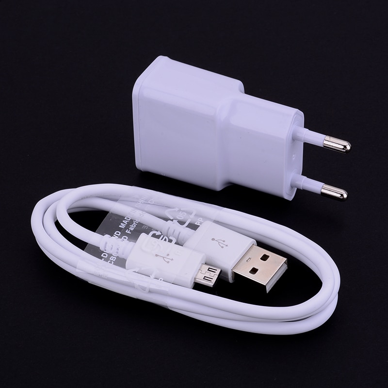 【happy one】Samsung Galaxy J1 J3 J5 J7 A3 A5 A7 2021 2021 S5 S6 S7 Edge S8 Phone Charger Adapter 5V 2A Fast charger cable. 