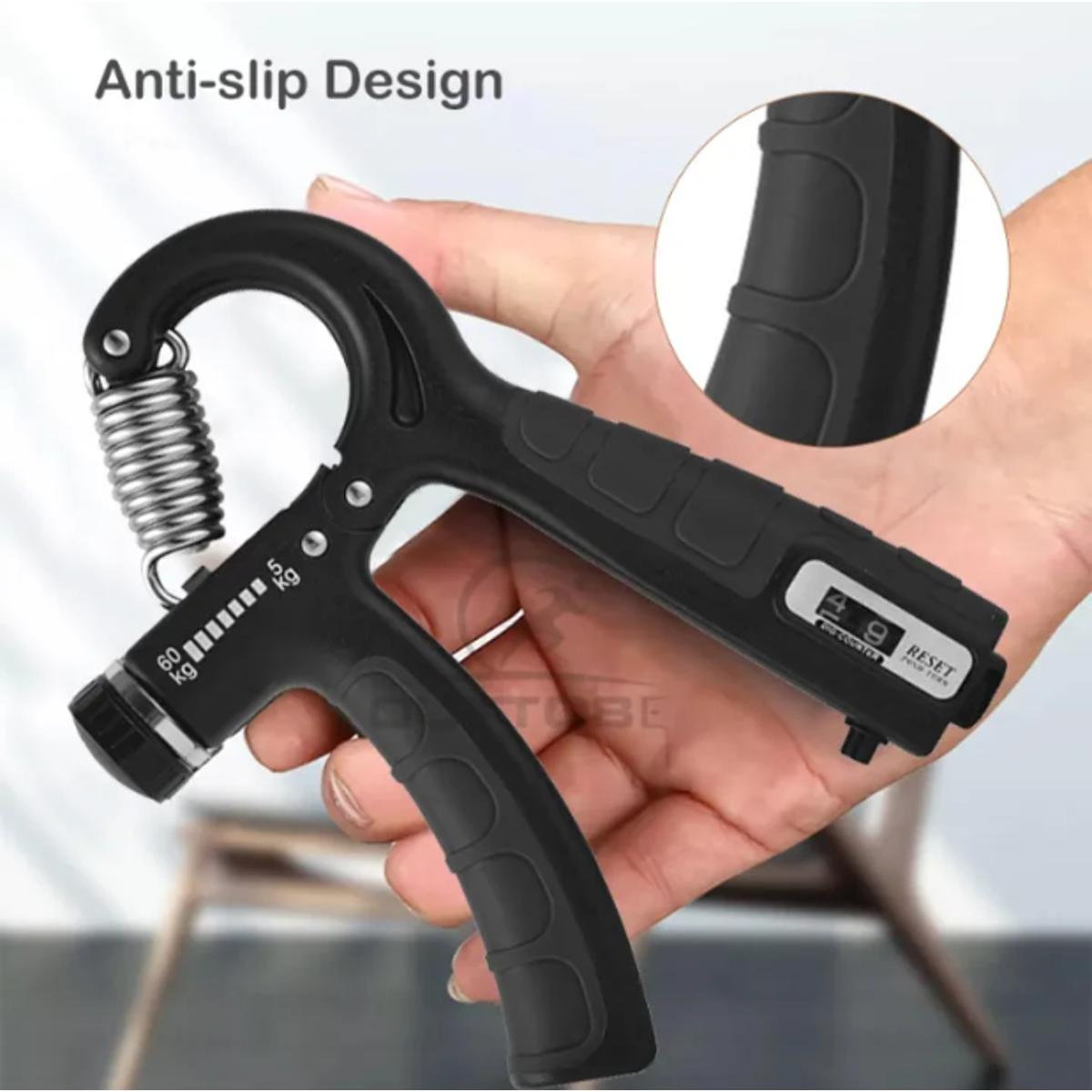 Hand Gripper Exercise Hands for Strong Finger Adjustable Resistance Automatic Counting Non-Slip Hand Grip Strength Trainer