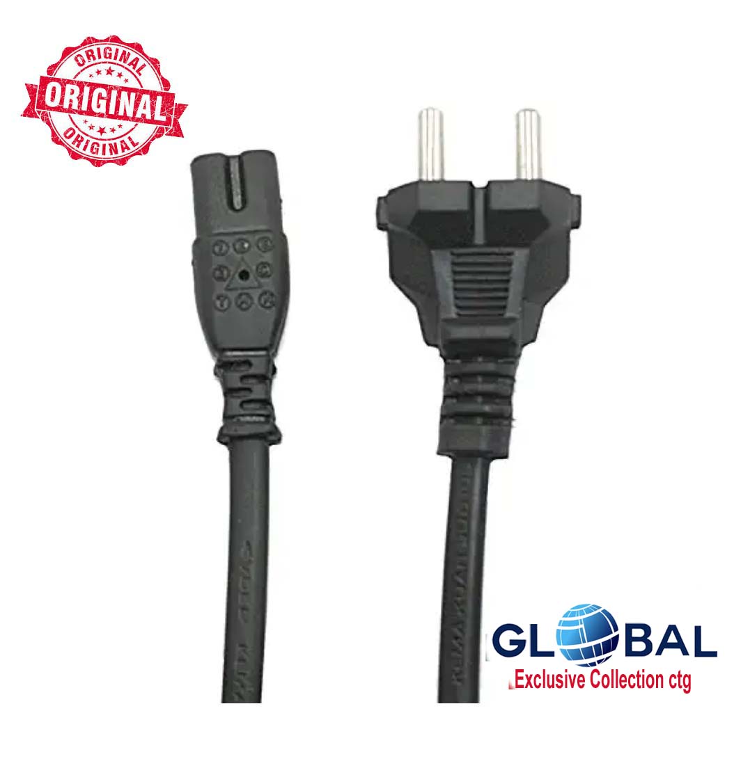 Mini 2 Pin Power Cable Cord  For trimmer Shaver (Only for trimmers working on direct 230v Mains Power Supply) Compatible with Kemei , HTC, Gami. 