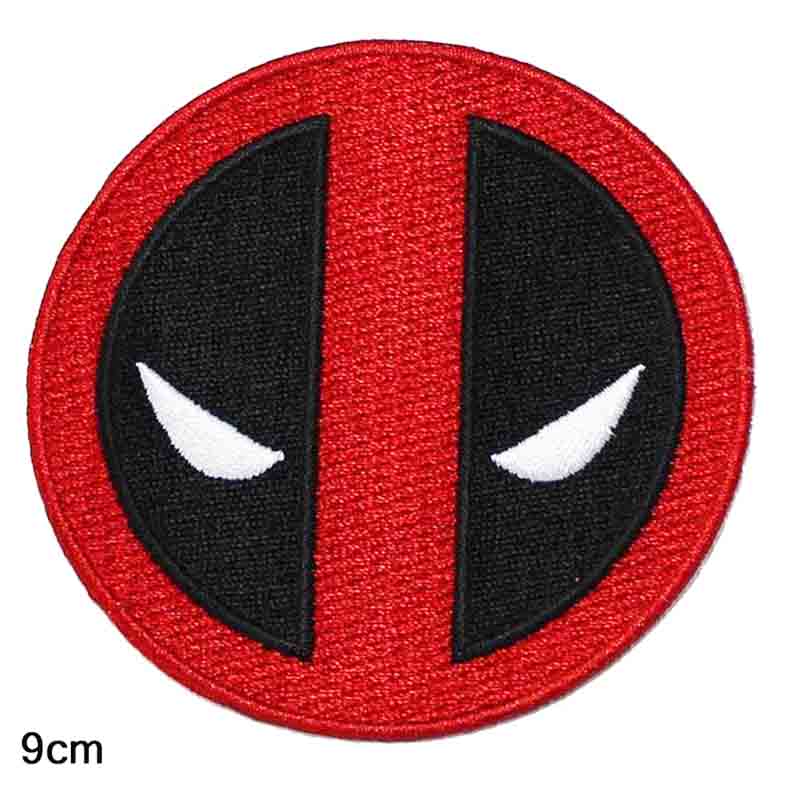 Disney Marvel Avengers Superhero Captain America Hulk Ironman Deadpool Iron On Embroidered Clothes Patches For Boy Clothing. 