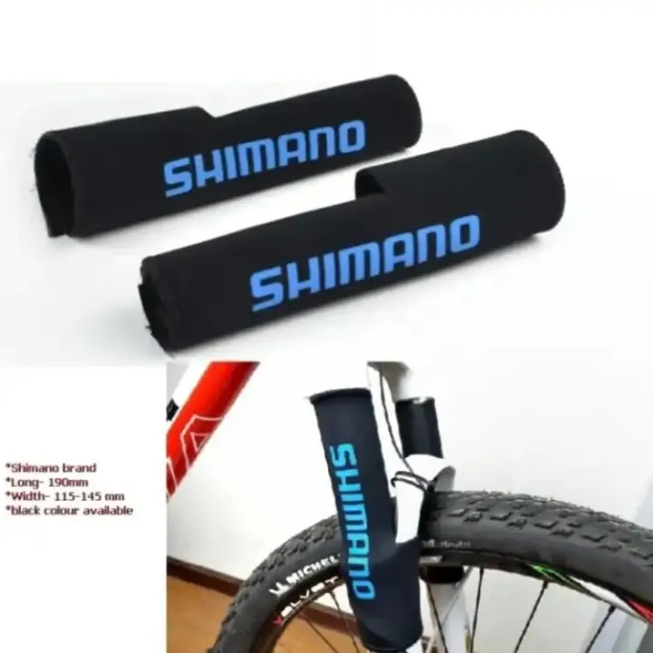 Bicycle Cycle Suspension bike Fork Cover 2 Pcs - Black. 