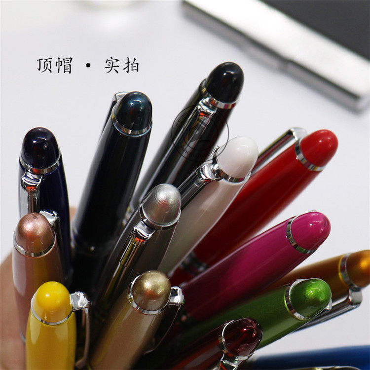 Spot oblique head Coats pen metal business gift hotel pen ballpoint pen printing pen epoxy logo stock in large quantities