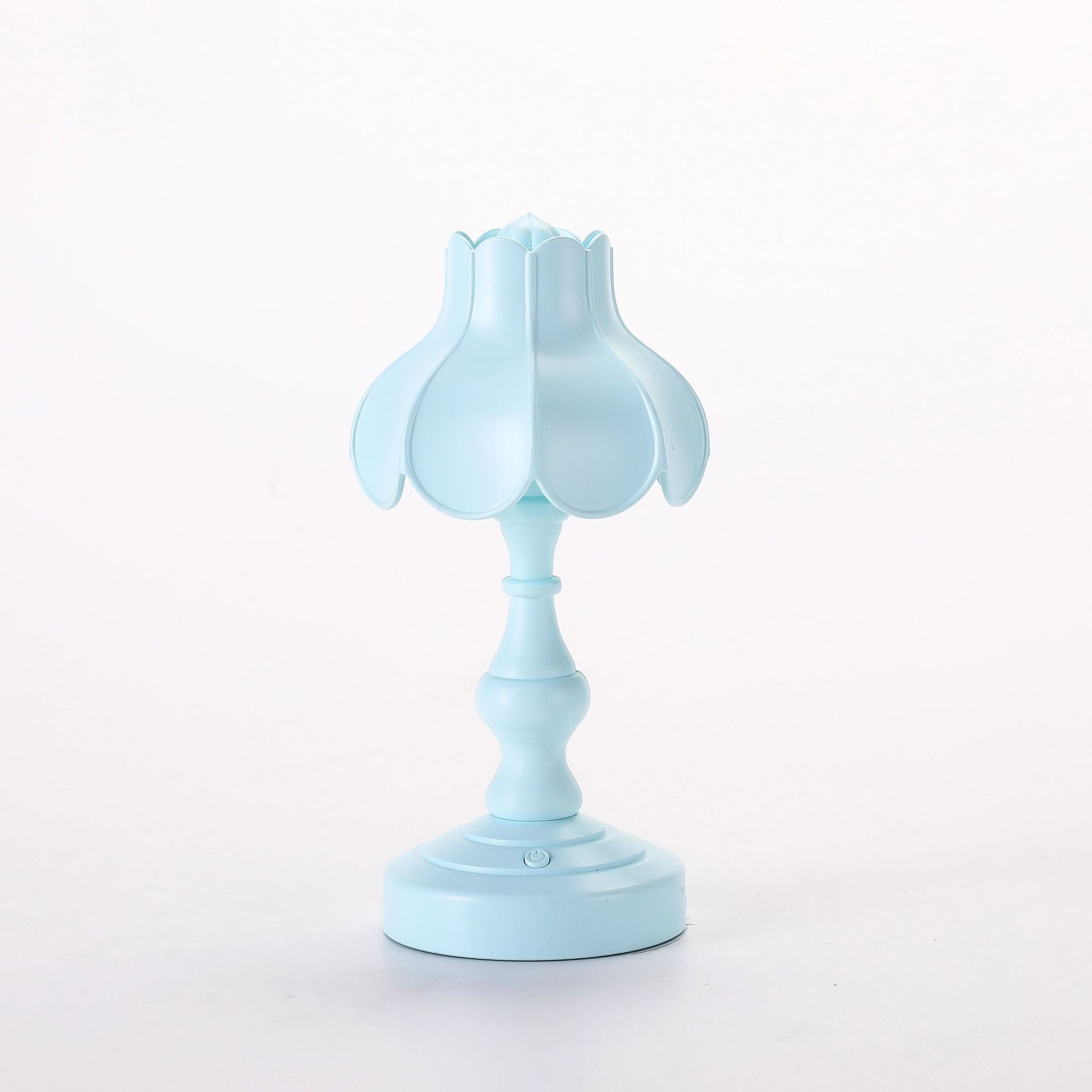 European-Style Mini Small Night Lamp Nordic Retro Style Rechargeable Table Lamp Lotus Bedroom BedsideLEDEye-protection lamp Manufacturer. 