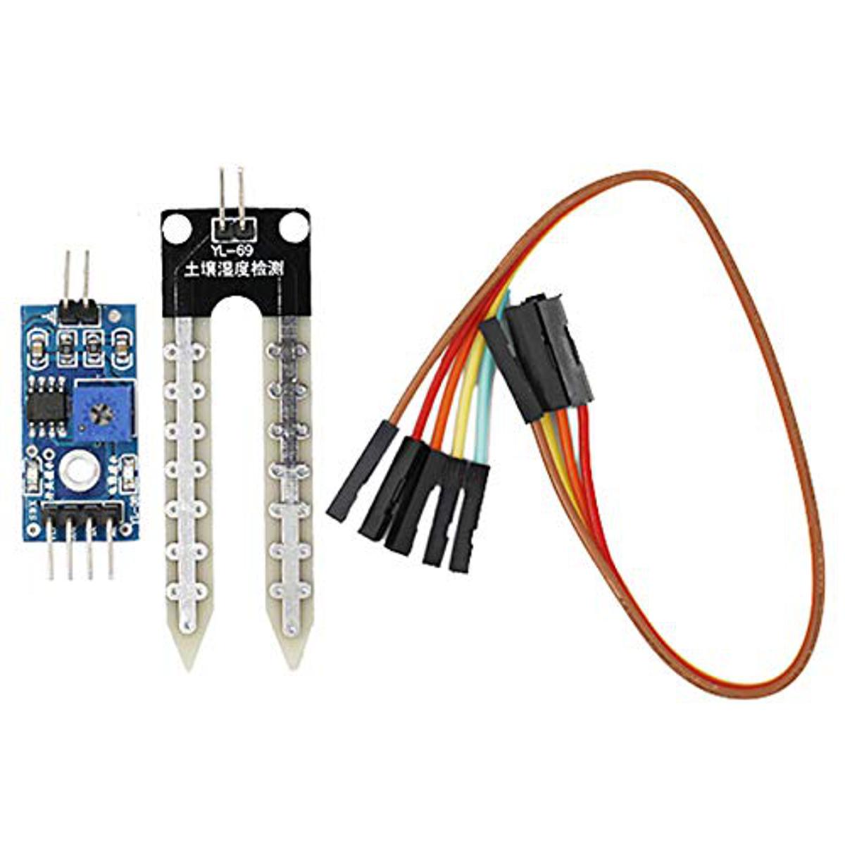 SOIL Sensor DC 3.3V 5V Comparator LM393 IC Chip Smart Electronics Soil Moistures Hygrometer Detection Humidity Sensor Module With Cables For Arduino
