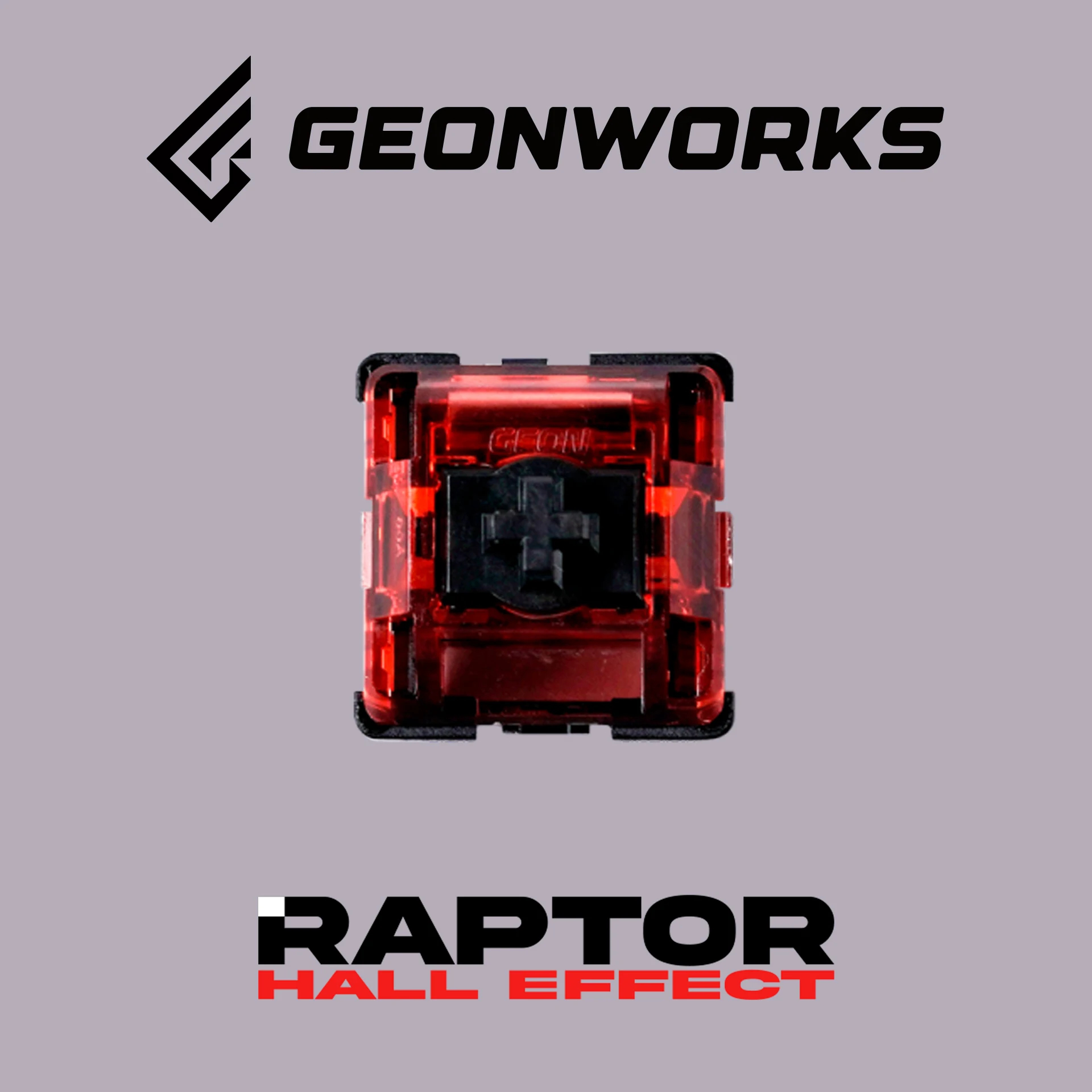 Original Geonworks Raptor HE Switch Wooting 60HE Apex Electromagnetic Trigger Hall Effect Magnetic Switch Keyboard DIY Custom. 