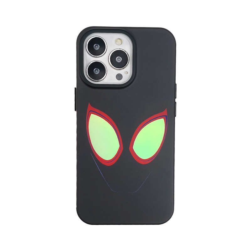 Cartoon cute Street fashion Spider-Man Double layer coating plating lucency Couples Soft Phone Case Suitable for IPhone15 15Pro 15ProMax 14ProMax 14 14Pro 13 13Pro 13PM 12 12Pro 11. 