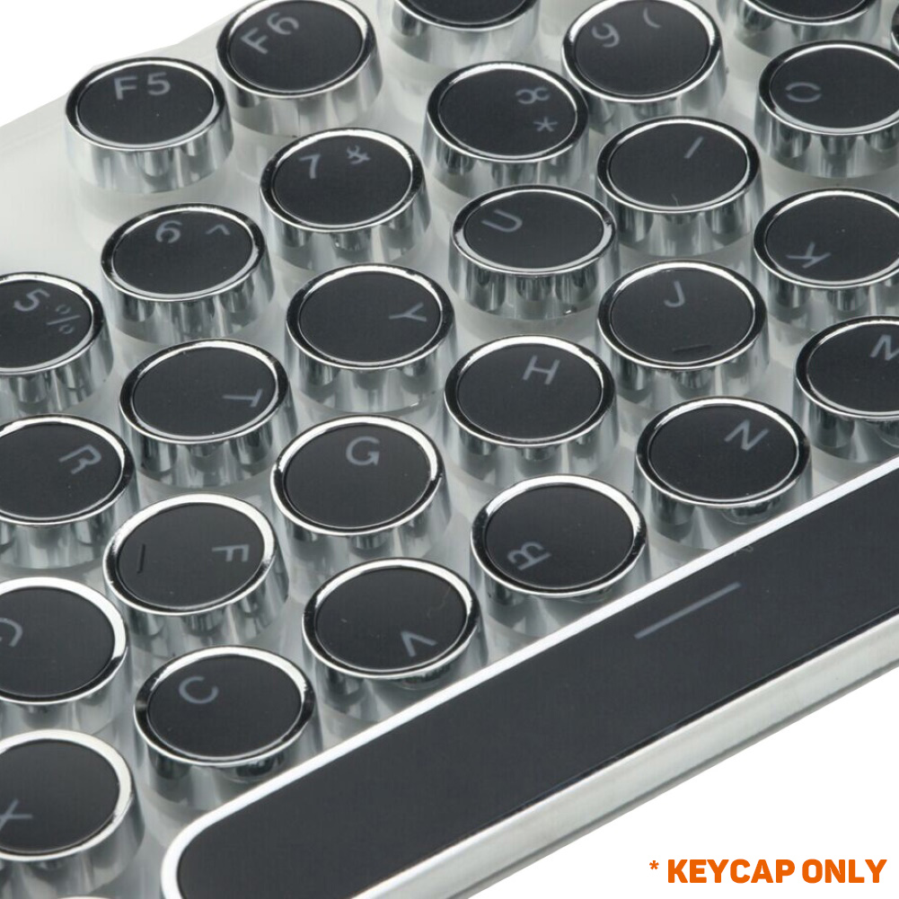104Pcs/Set PBT Universal Round Key Cap Keycaps for Cherry MX Mechanical Keyboard. 