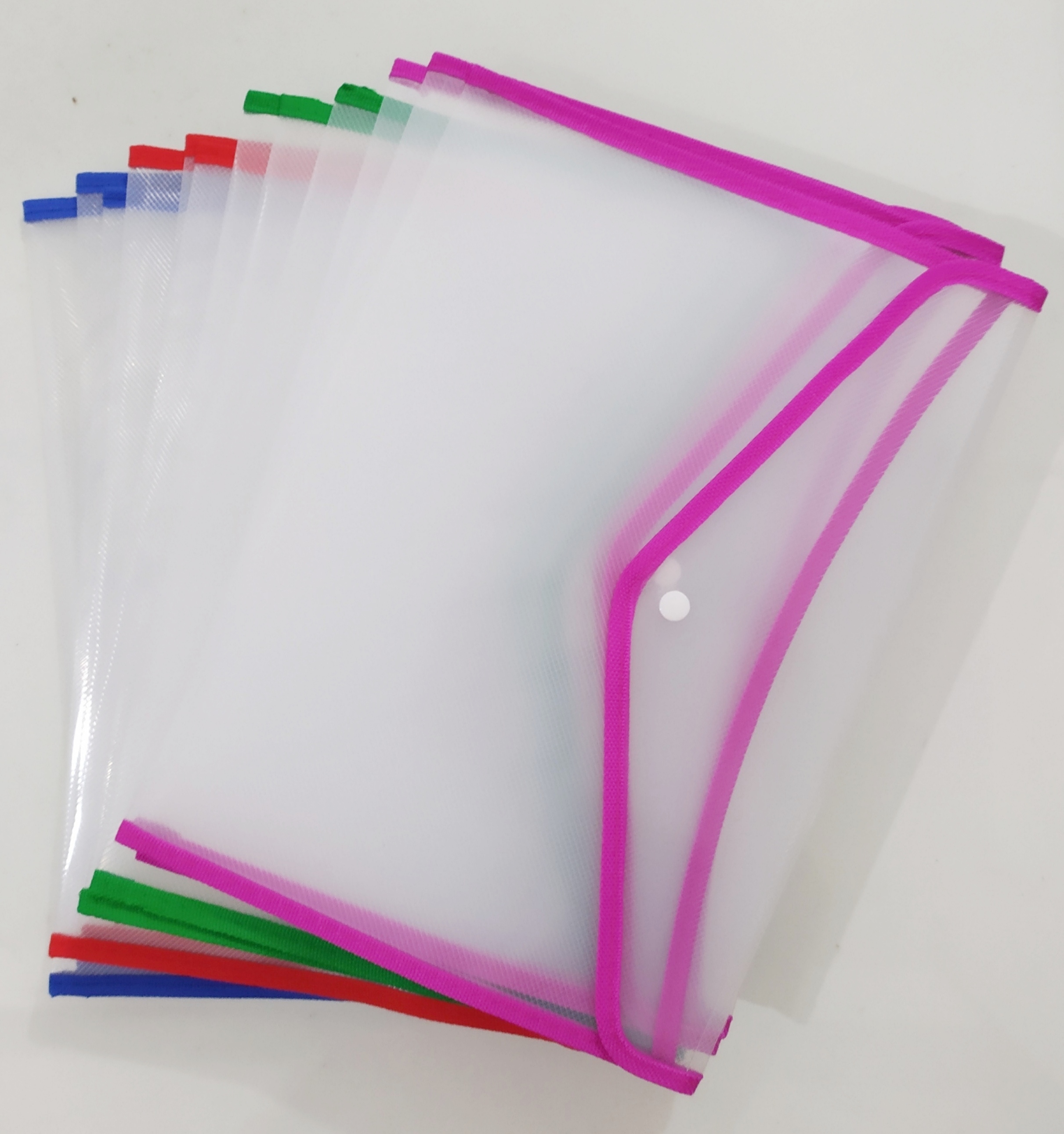 Liner File / Button File / Clear File / Documents Carrier File / Office & School File. (12 Pieces). 