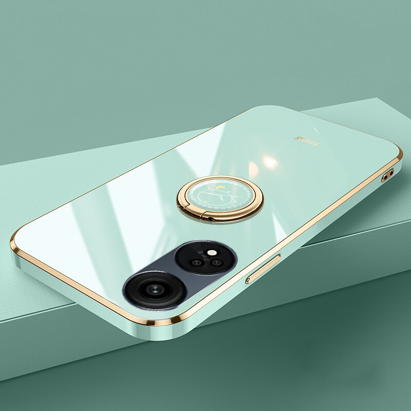 New Phone Case For OPPO F23 Pro Cover Soft 6D Electroplating Antioxidant Ring Bracket Attraction for OPPO F23 Case